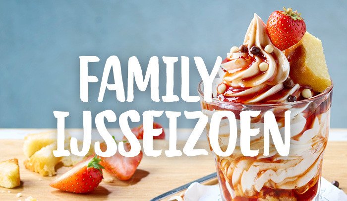 Verdraaid lekkere ijsjes en shakes bij Family, waaronder Peanut Butter Shake en sundaes